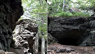 Budinská skala s jaskyňou Jánošíková skrýša