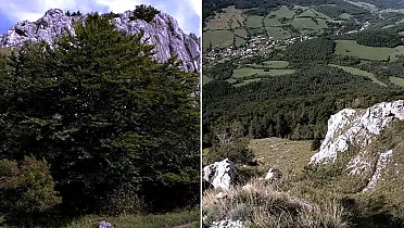 Vápeč je výrazný vrch