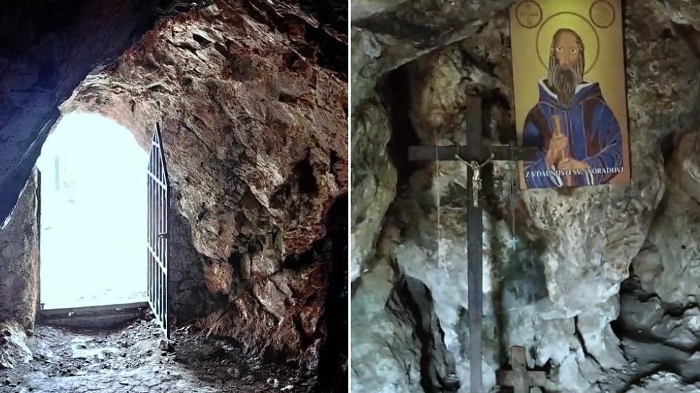Jaskyňa je pomenovaná po sv. Svoradovi