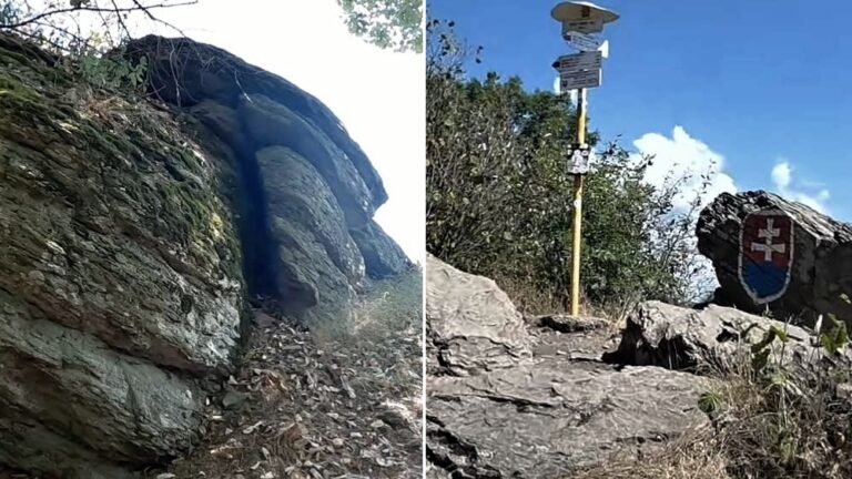 Najvyšší vrch Pohronského Inovca tvoria pôsobivé skalné útvary.