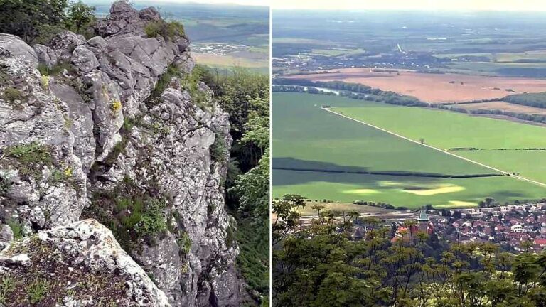 Havrania skala je obľúbeným turistickým cieľom v okolí Smoleníc.