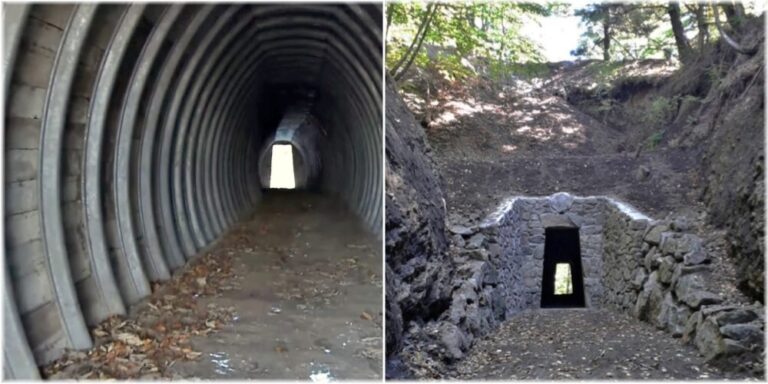 V Kremnických vrchoch, na starej baníckej ceste, stojí starodávny tunel.