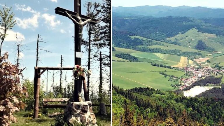 Vrch Smrekovica je obľúbené výletné miesto v pohorí Branisko.